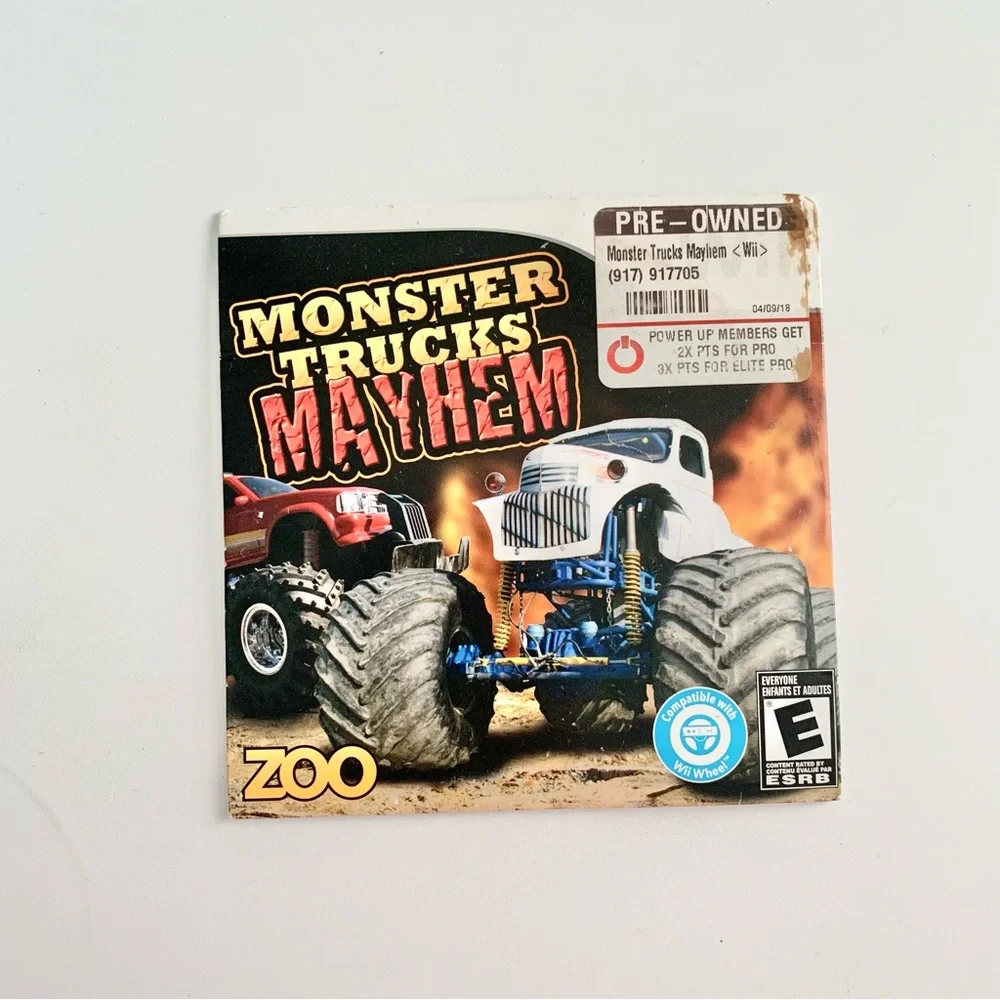 Nintendo Wii Monster Truck Mayhem Game